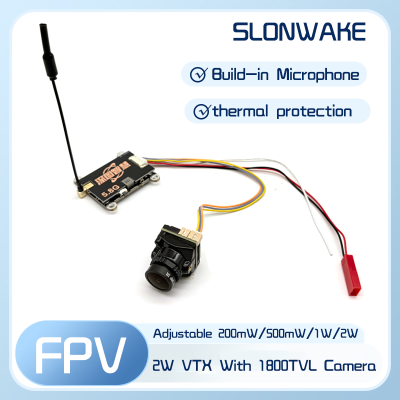 Nadajnik SLONWAKE 5.8G 56CH 2W – Fpv Drone Quadcopter recenzja i cena