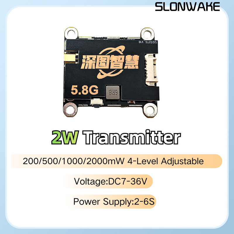 Nadajnik SLONWAKE 5.8G 56CH 2W – Fpv Drone Quadcopter recenzja i cena