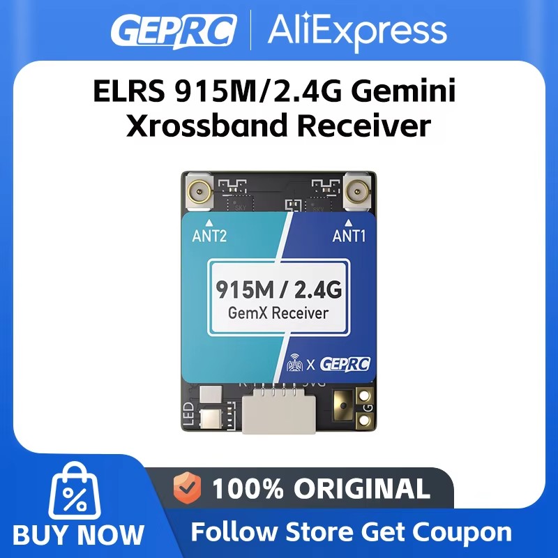 GEPRC ELRS 915M/2.4G Gemini Xr – Fpv Drone Quadcopter recenzja i cena